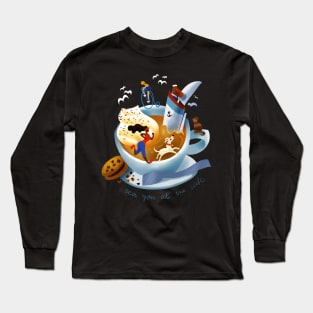 sea you at the cafe Long Sleeve T-Shirt